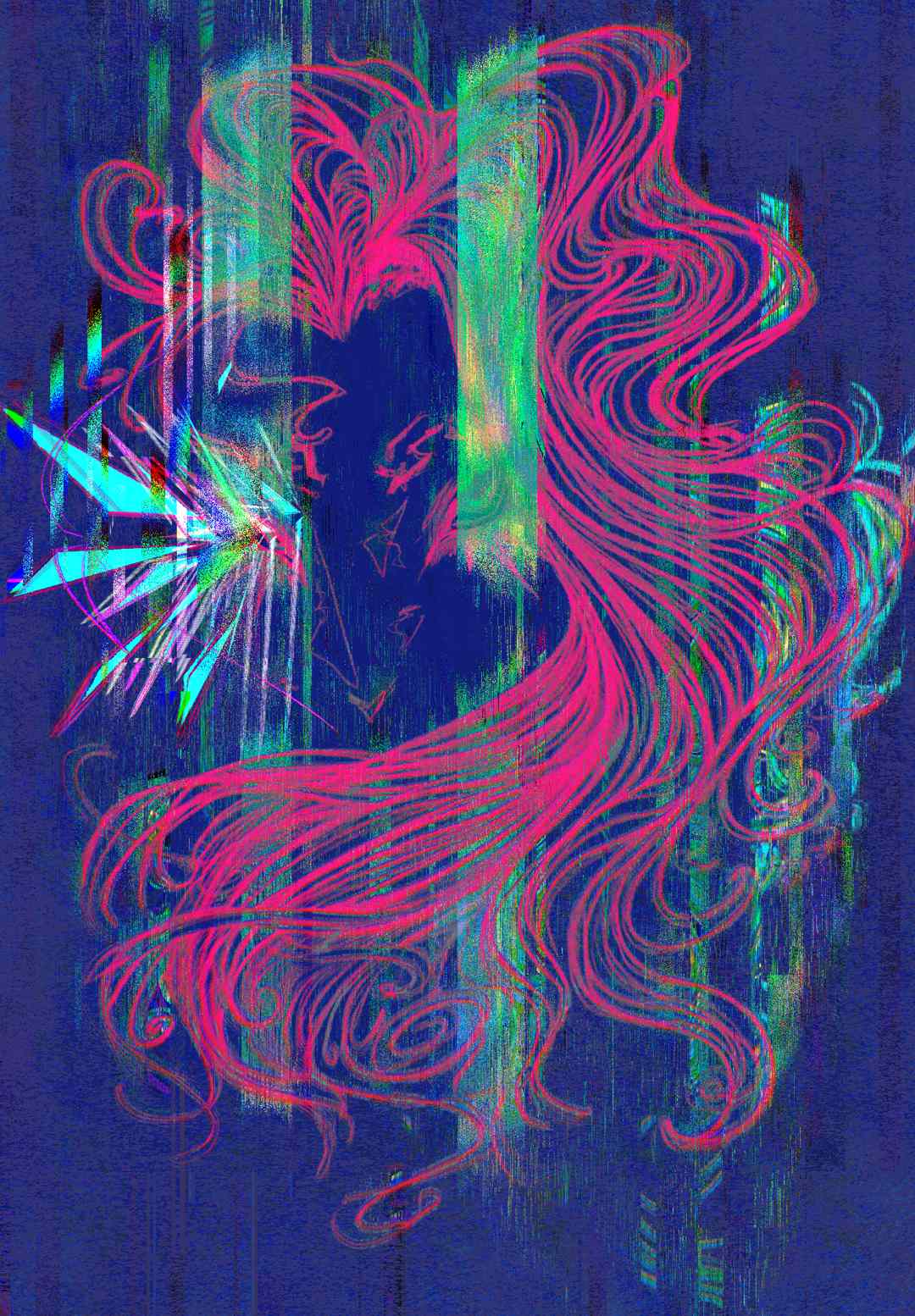 like shards of glass